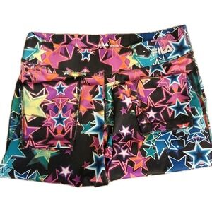 Fila Sport Performance Running Leggings Women's XS Activewear Blk/Multicolor EC